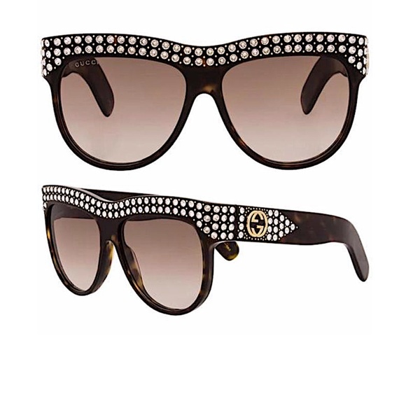 Gucci Havana Hollywood Forever Gg0147s SunglassesBrand new! 100% Authentic guara main image 5